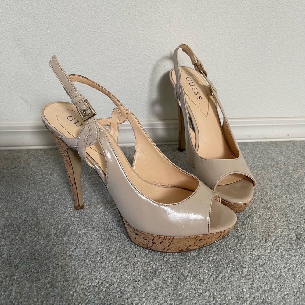 Size 7 Guess Strappy Heels